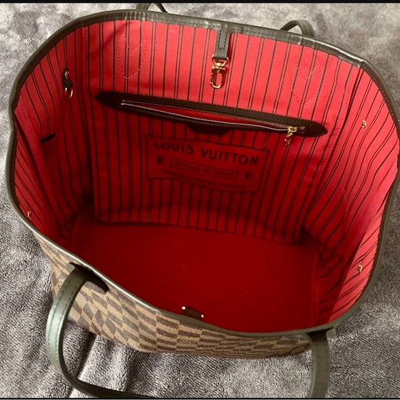 🎁EARLY🎁SALE 🚨2020 EUC Neverfull MM🚨 Louis Vuitton Daimer Ebene - Picture 7 of 10